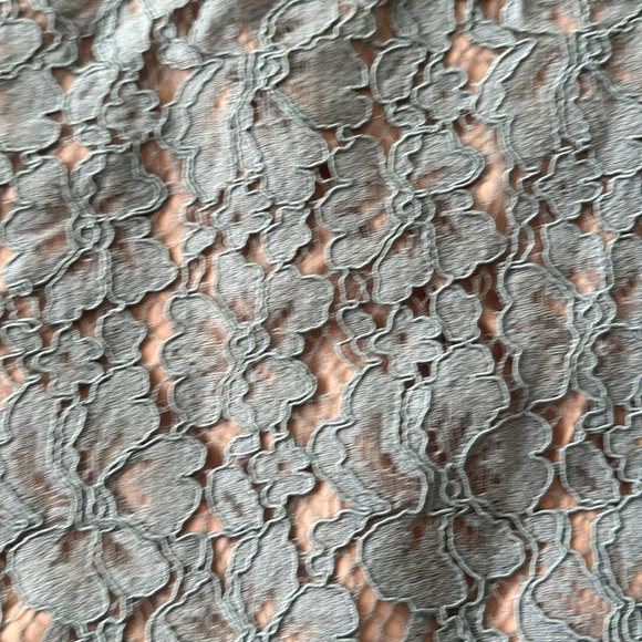 HIGH NECK LACE PENCIL DRESS - Picture 3 of 9